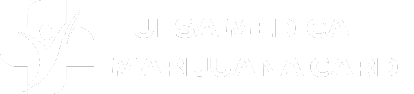 Tulsa Medical Marijuana Card logo white